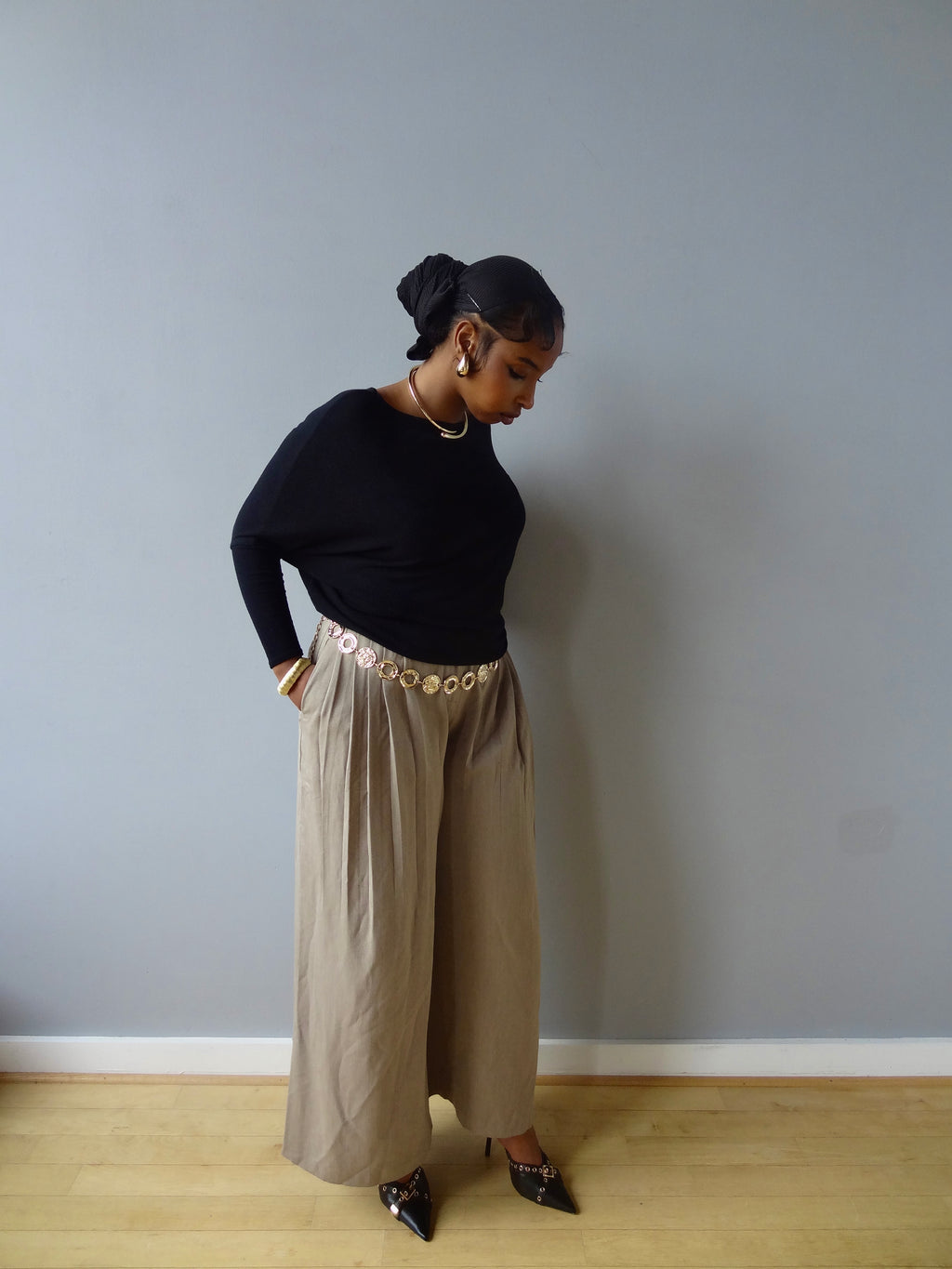 The Noir Sculpt Knit Top