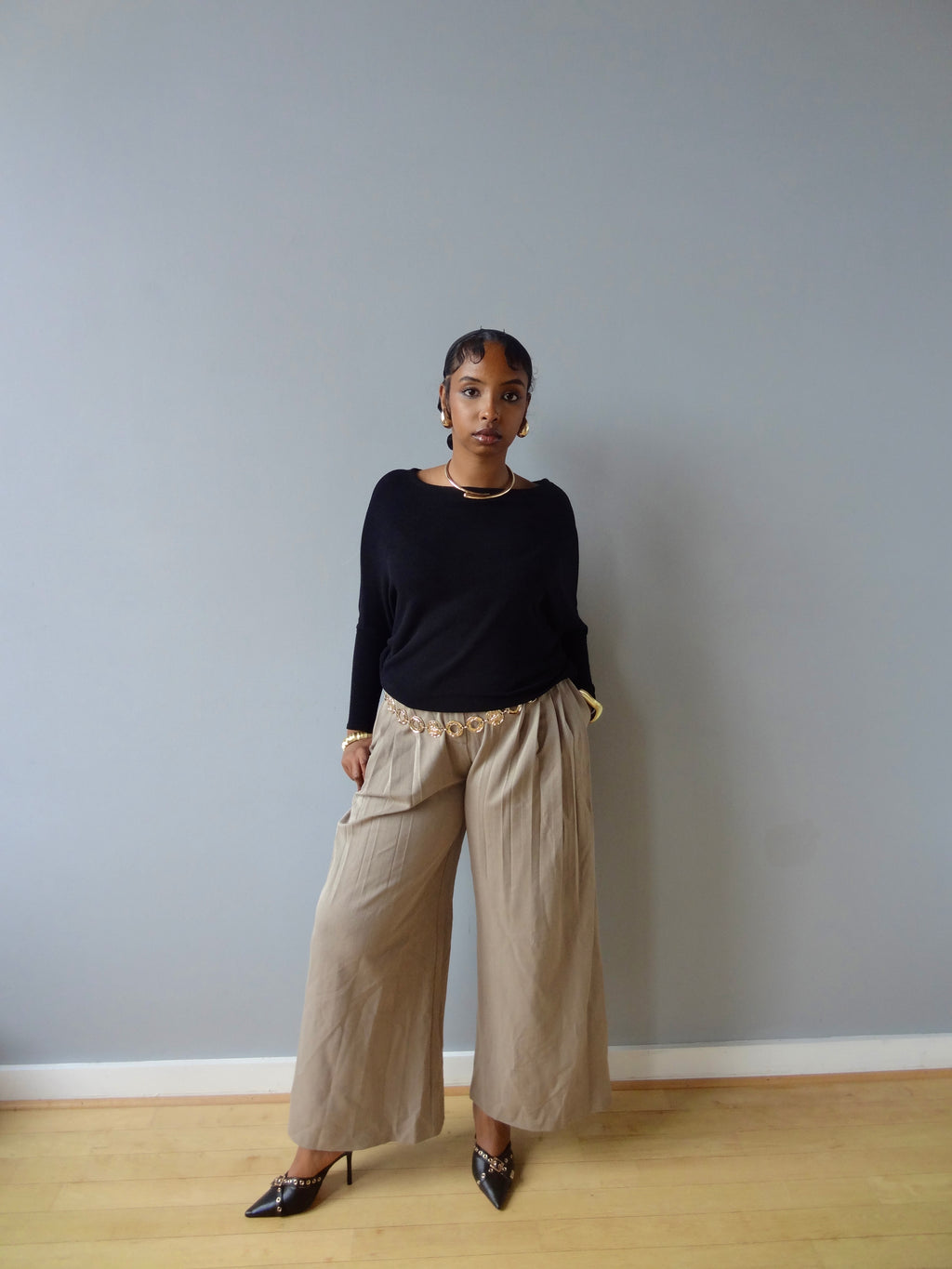 The Noir Sculpt Knit Top