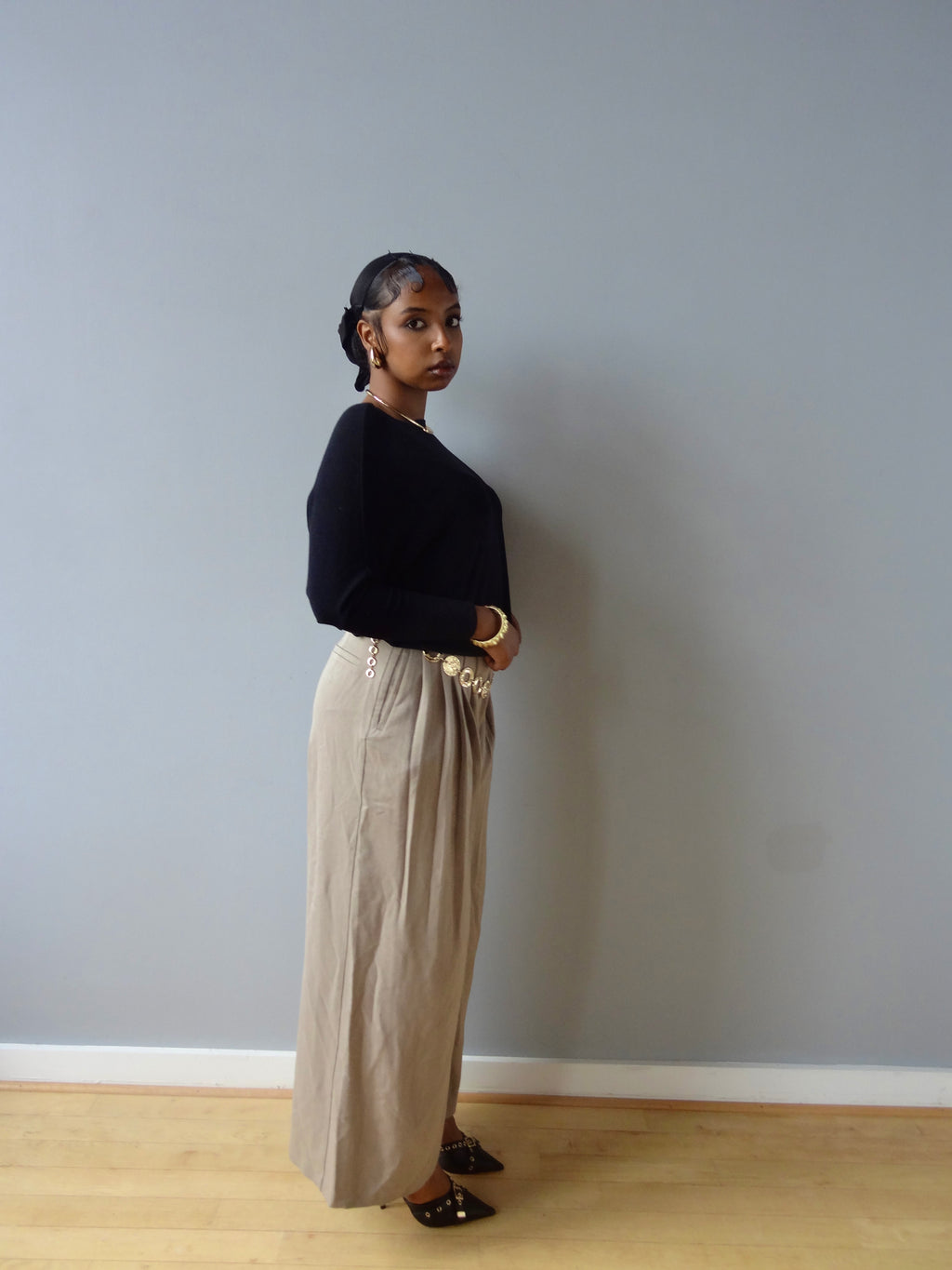 The Noir Sculpt Knit Top