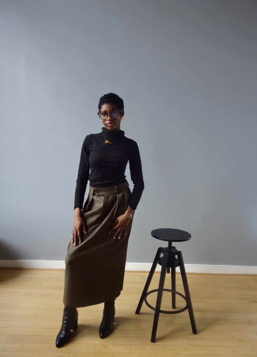 The Timeless Tailored Wool Skirt