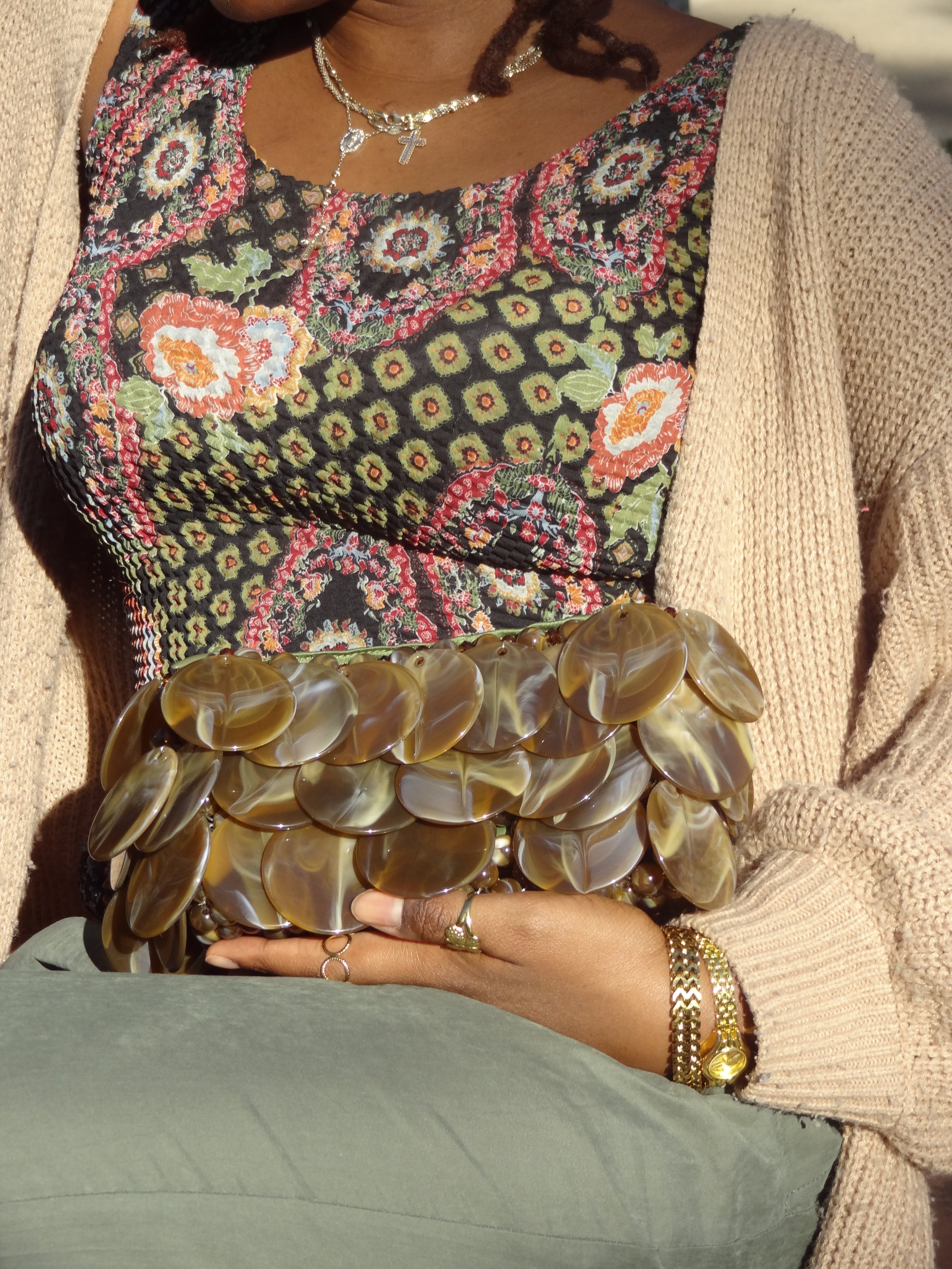 The Evangeline Beaded Bag- Handmade