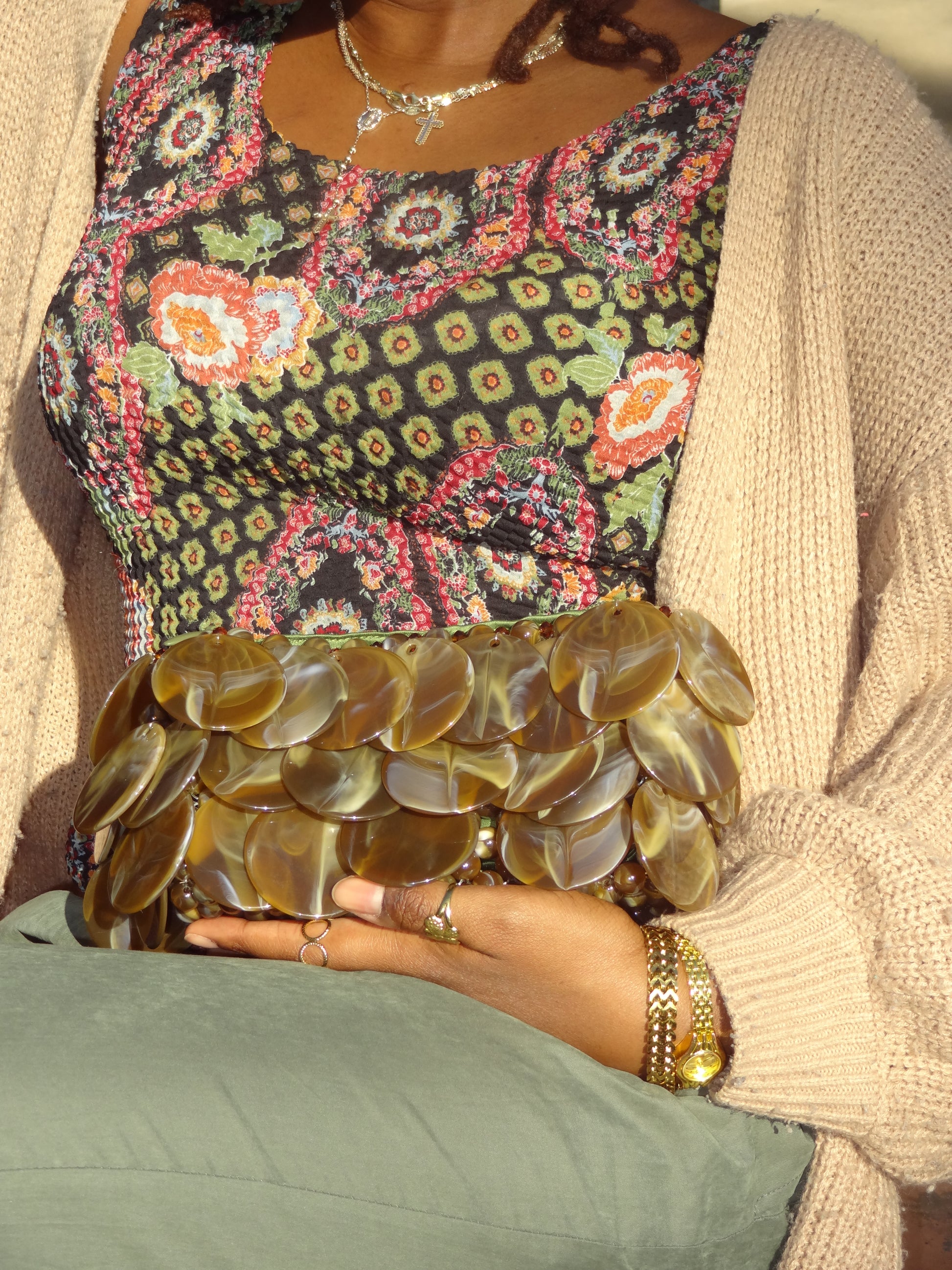 The Evangeline Beaded Bag- Handmade